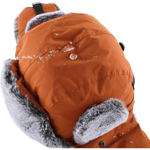 Water Repellent Trapper Hat for Men Women Winter Outdoor Cold Weather Gear - Picture 7 of 7